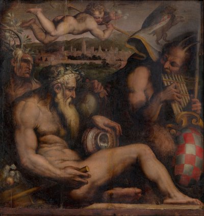 Allegorie van Pistoia, 1563-1565 door Giorgio Vasari