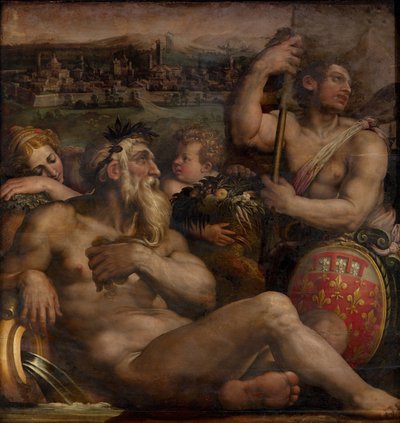 Allegorie van Prato, 1563-1565 door Giorgio Vasari