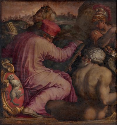 Allegorie van San Miniato in lager Valdarno, 1563-1565 door Giorgio Vasari