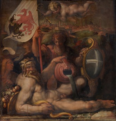 Allegorie van Volterra, 1563-1565 door Giorgio Vasari