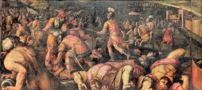 Nederlaag van Radagaisus bij Fiesole door Giorgio Vasari