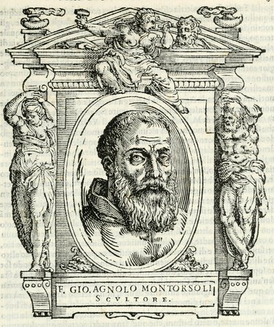 Portret van Giovanni Angelo Montorsoli, Vasari 1568 door Giorgio Vasari