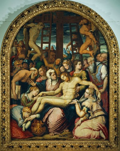 Rouw over de dode Christus van het kruis genomen door Giorgio Vasari