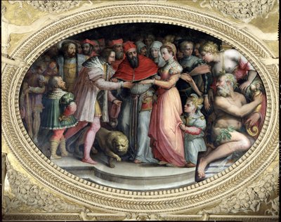 Paus Clemens VII trouwt Catharina de