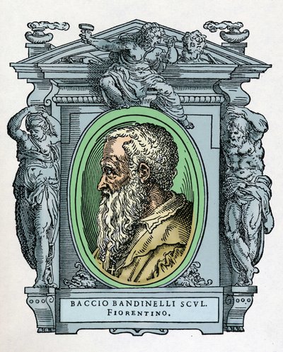 Portret van Baccio BANDINELLI (Firenze) door Giorgio Vasari