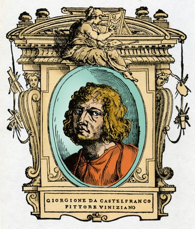 Portret van Giorgione (Giorgio Zorzi) door Giorgio Vasari