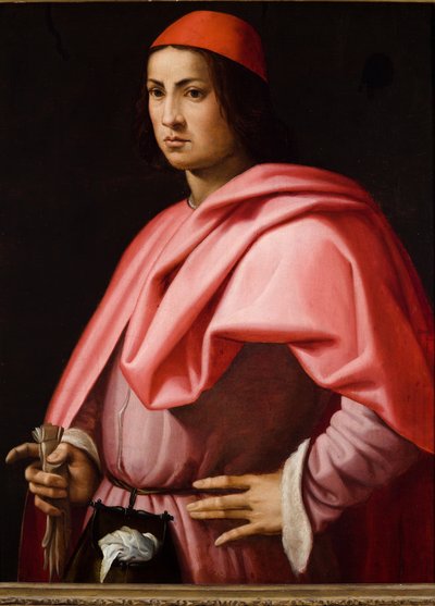 Portret van een Florentijnse heer door Giorgio Vasari