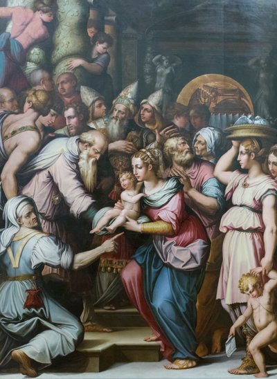 Presentatie van Jezus in de tempel door Giorgio Vasari