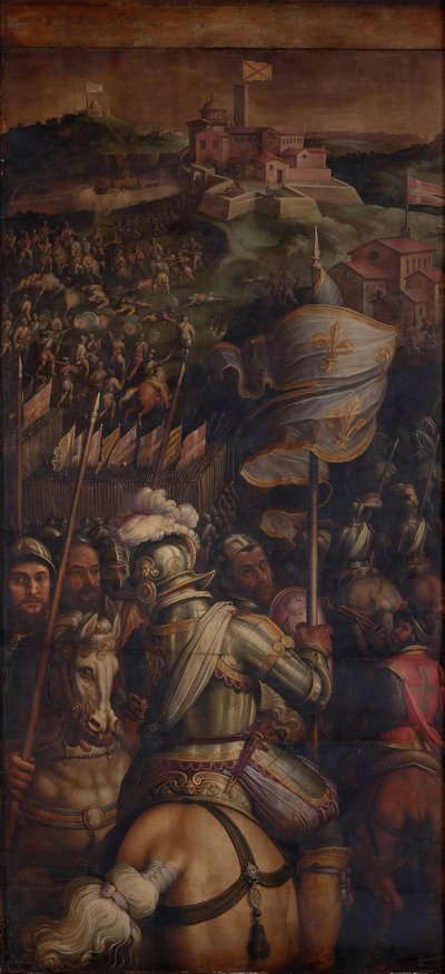 De verovering van het fort van Monastero, 1563-1565 door Giorgio Vasari
