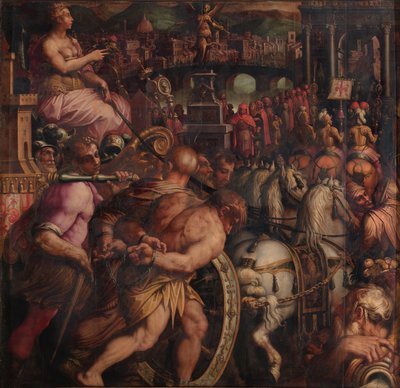 Triomf na de overwinning van Pisa door Giorgio Vasari