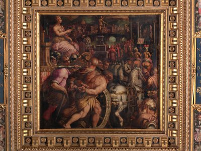 Triomf na de overwinning op Pisa door Giorgio Vasari