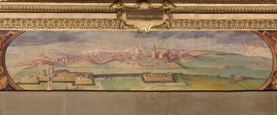 Uitzicht op Siena, 1557-1558 door Giorgio Vasari
