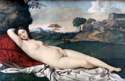 Slapende Venus door Giorgione da Castelfranco