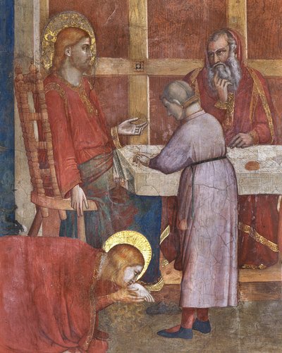 Kapel van de Magdalena, de westelijke muur: Scènes uit het leven van de Magdalena, 