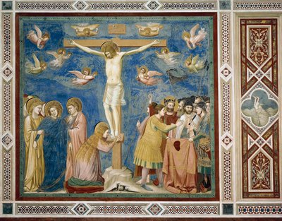 Kruisiging, Detail uit Leven en Passie van Christus, door Giotto door Giotto (c.1266 1337)