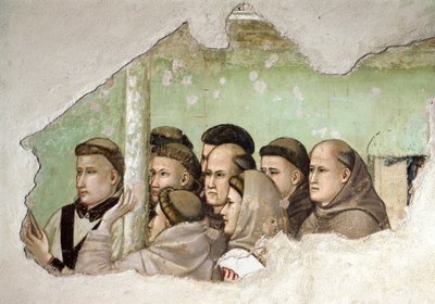 Dood van broeder Augustinus door Giotto (c.1266 1337)