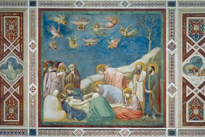 Rouw over de dode Christus (detail) door Giotto (c.1266 1337)