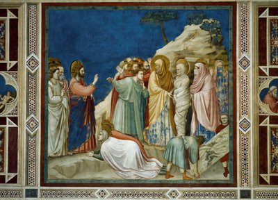 De Opstanding van Lazarus (detail) door Giotto (c.1266 1337)