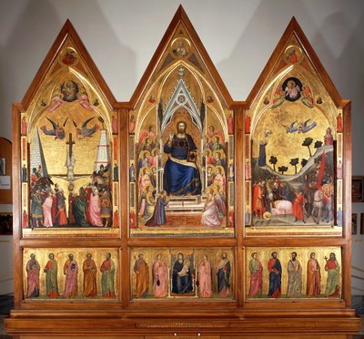 Het Stefaneschi-drieluik, voorkant, circa 1320 door Giotto (c.1266 1337)