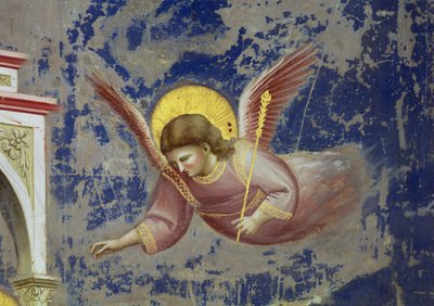 Engel, uit de Presentatie van Christus in de Tempel, ca. 1305 (detail) door Giotto (c.1266 1337)