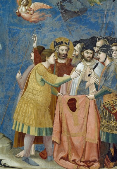 Kruisiging (detail) door Giotto (c.1266 1337)
