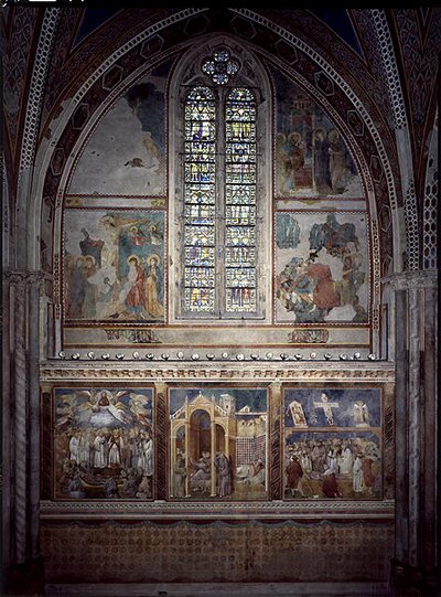 Scènes uit het leven van Christus en de cyclus van St. Franciscus door Giotto (c.1266 1337)