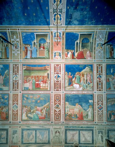 Zicht op de fresco