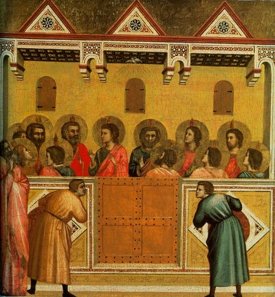 Pinksteren, ca. 1310-18 door Giotto di Bondone
