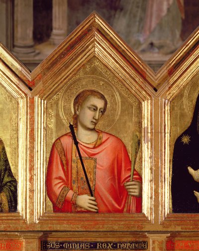 Heilige uit de St. Reparata polyptiek (detail) door Giotto di Bondone