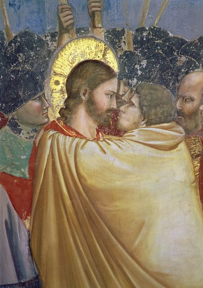 Het verraad van Christus (detail) door Giotto di Bondone