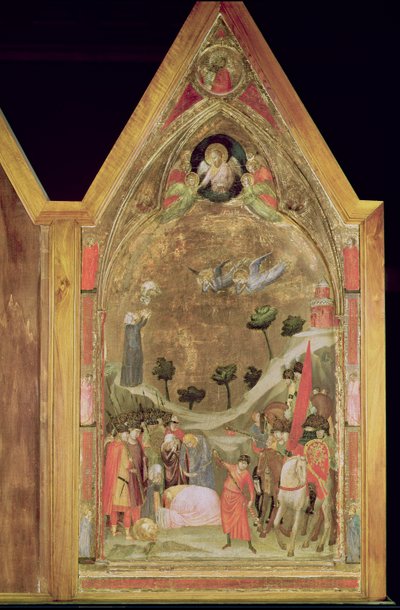 Het martelaarschap van St. Paulus, rechterpaneel van het Stefaneschi-drieluik, ca. 1320 door Giotto di Bondone