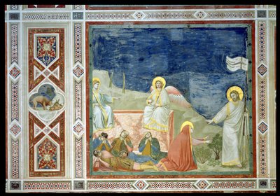 Noli me Tangere of, De verschijning van Christus aan Maria Magdalena, 1303-05 door Giotto di Bondone