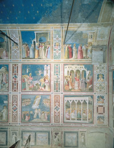 Zicht op de fresco