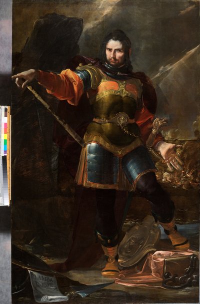Lamba Doria, Admiraal van de Vloot van de Republiek Genua in de 13e-14e eeuw, c.1633-35 door Giovacchino Assereto