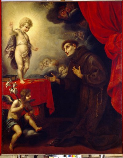Visioen van Sint Antonius van Padua door Giovan Battista Montini