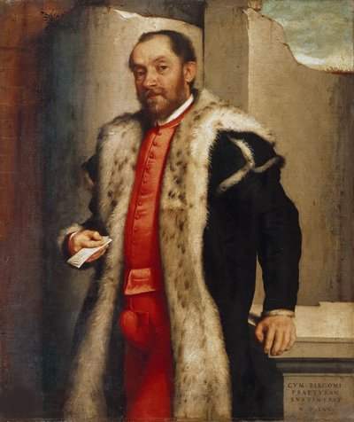 Portret van Antonio Navagero door Giovan Battista Moroni