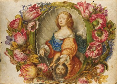 Portret van de groothertogin Vittoria della Rovere als Judith door Giovanna Garzoni