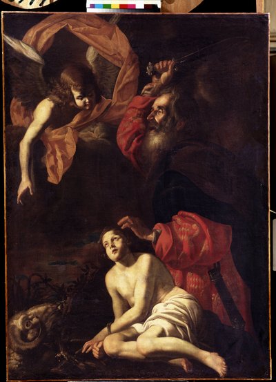 Abraham offert Isaac door Giovanni Battista Caracciolo
