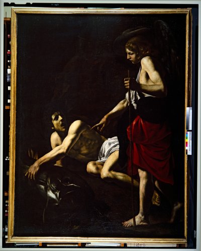 Tobias en de Engel door Giovanni Battista Caracciolo