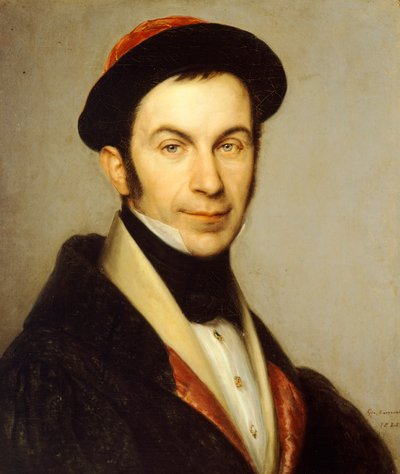 Portret van Guglielmo Lochis door Giovanni Carnovali