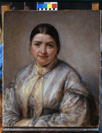 Portret van Benedetta Carminati Chisoli door Giovanni Carnovali