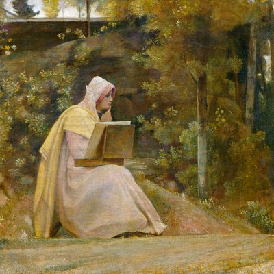 Zijn of niet zijn: wie niet liefheeft, is niet, door Giovanni, bekend als Nino Costa, circa 1880 door Giovanni Costa
