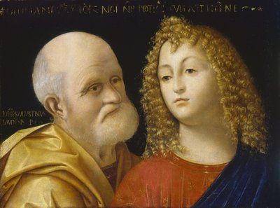Dubbelportret door Giovanni Agostino da Lodi