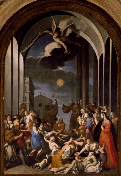 Wonderen van Sint Franciscus van Paola door Giovanni Andrea Coppola
