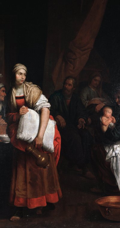 Geboorte van Maria door Giovanni Andrea di Ferrari