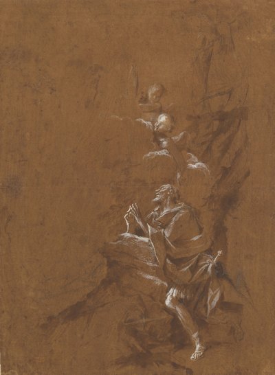 Het visioen van Sint Willem van Aquitanië door Giovanni Angelo Canini