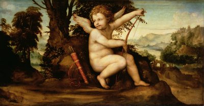 Cupido in een Landschap, c.1510 door Giovanni Antonio Bazzi Sodoma