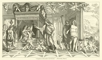 Huwelijk van Alexander en Roxana door Giovanni Antonio Bazzi Sodoma