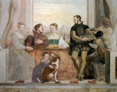 Caldogno, Villa, Het Banket / Fasolo door Giovanni Antonio Fasolo