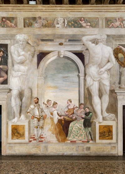 Het Concert, Grote Zaal, c.1570 door Giovanni Antonio Fasolo